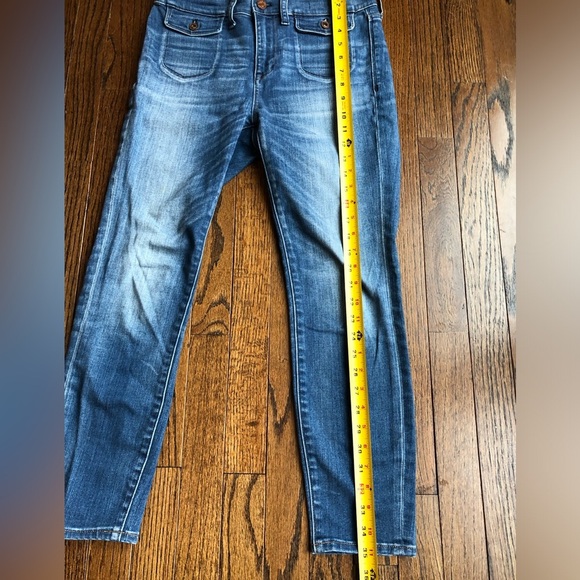 Madewell Women’s 28 High-Rise Crop Medium Wash Jeans - EUC! - Picture 9 of 13